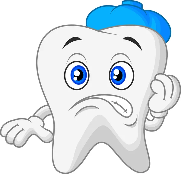 Nemocný zub — Stockový vektor