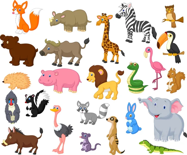 Animal collection Stock Vector