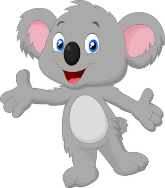 Tatlı koala çizgi filmi.