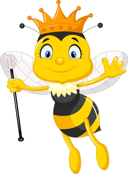Bienenkönigin — Stockvektor