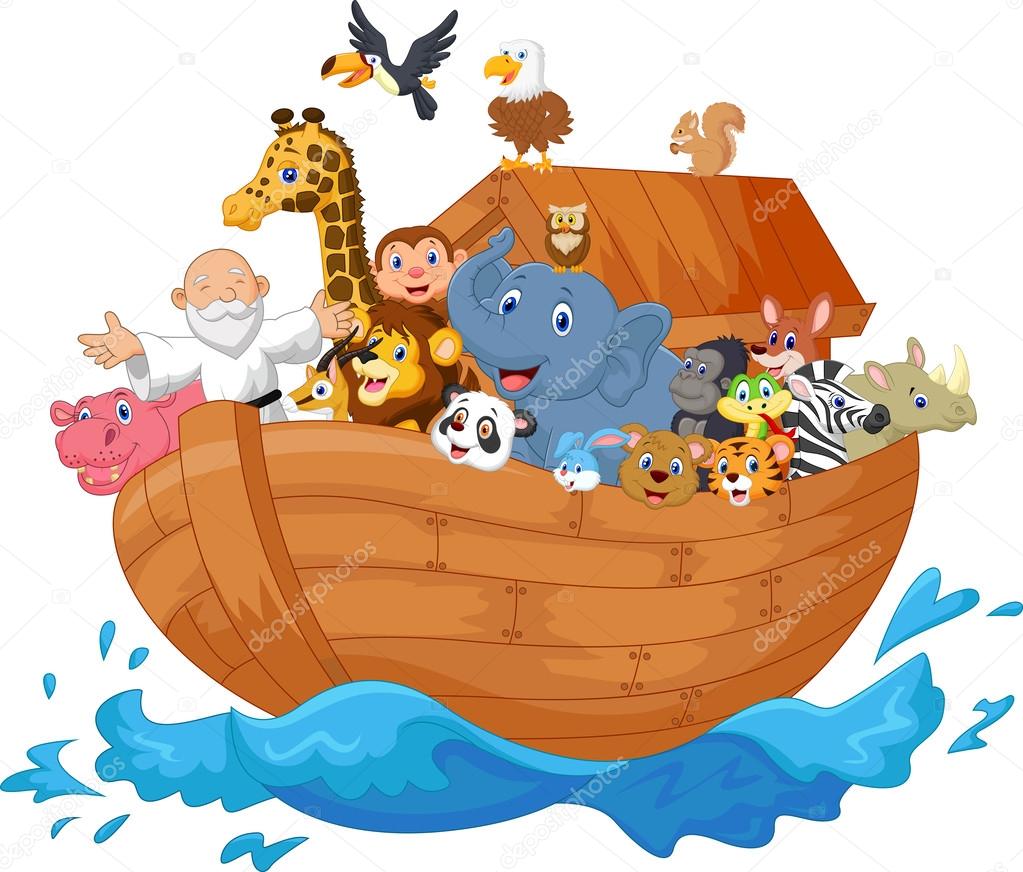 Noah ark cartoon