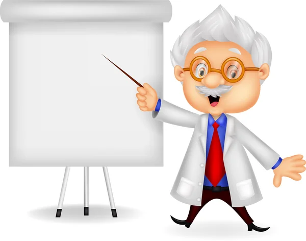 Professor teaching — Stock Vector