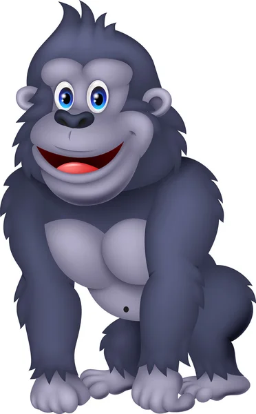 Šťastný gorila — Stockový vektor