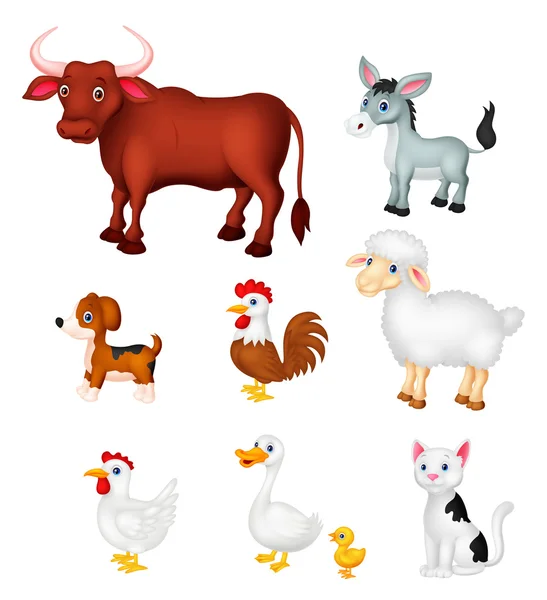 Farm animal set — Stock Vector