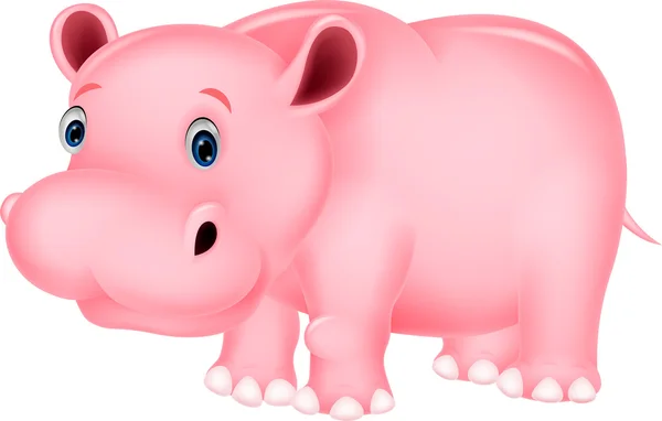 Ładny hippo — Wektor stockowy