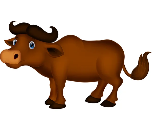 Buffalo cartone animato — Vettoriale Stock