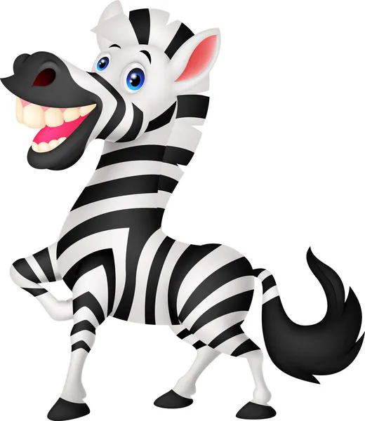 Zebra ładny — Wektor stockowy