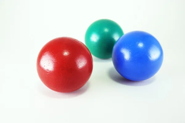 主颜色的球 — 图库照片
