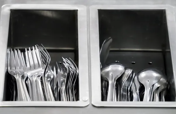 Forks and Spoons — Stock Photo, Image