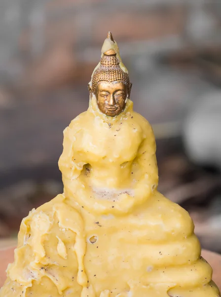 Imagen de buddha en cera — Foto de Stock