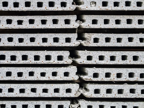 Stapel van geprefabriceerd beton — Stockfoto