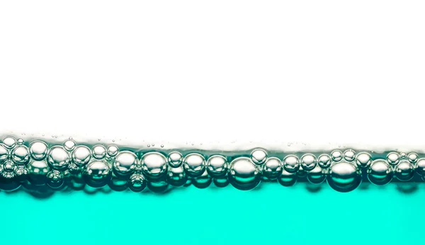 Green bubbles water — Stock Photo, Image