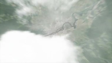 Krasnoyarsk şehrinden Dünya yakınlaşması - Rusya