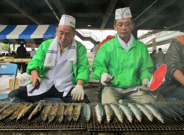 Yokohama Balık pazarı, Japonya - 2012