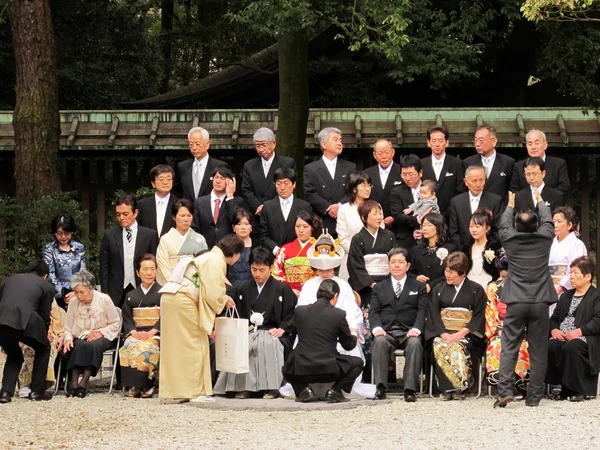 Japanse bruiloft — Stockfoto