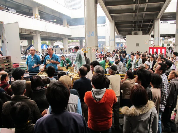 Rybí trh Yokohama, Japonsko - 2012 — Stock fotografie