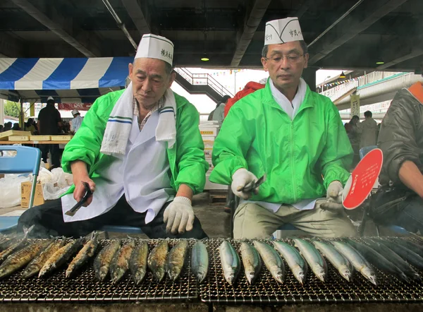 Mercato del pesce di Yokohama, Giappone 2012 — Foto Stock