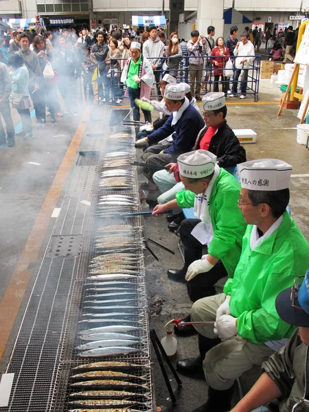 Mercato del pesce di Yokohama, Giappone 2012 — Foto Stock