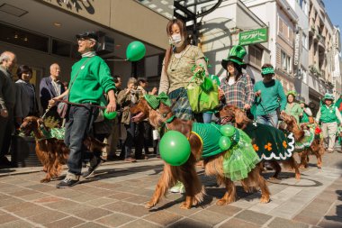 St. Patrik's day Yokohama, Japan clipart