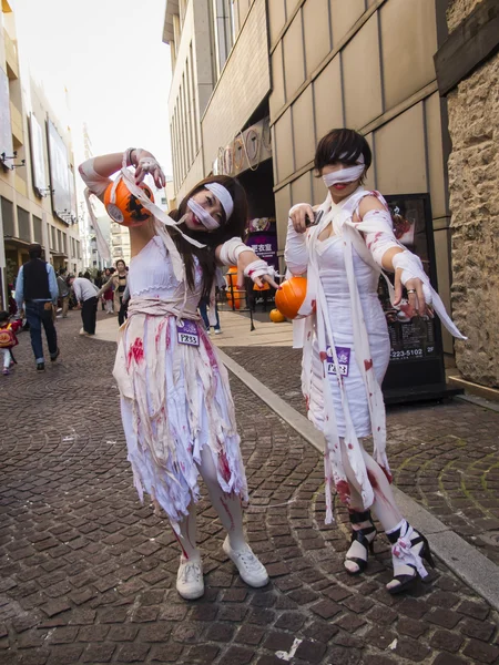 Halloween v kawasaki, Japonsko 2013 — Stock fotografie