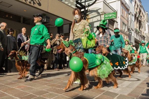 St Patriks dag yokohama, japan — Stockfoto