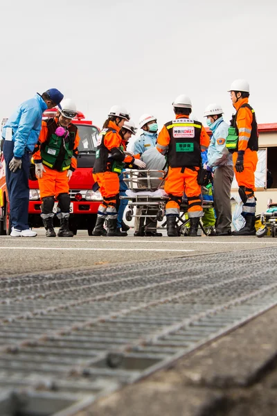 Feuerwehreinsatz — Stockfoto