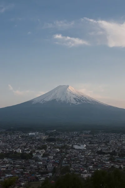 Monte Fuji vista al crepuscolo — Foto Stock