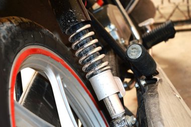 Motorcycle Shock absorber clipart