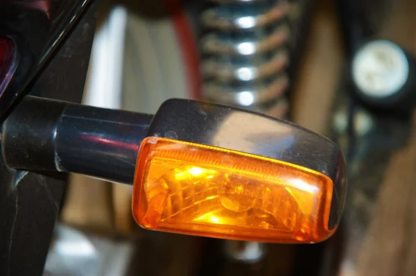 Motorcykel bakre ljus — Stockfoto