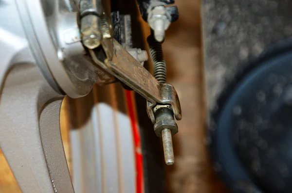 Freno de alambre de motocicleta — Foto de Stock