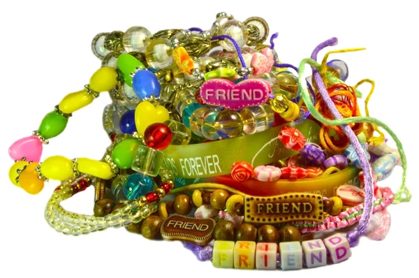 Different Friendship Bands — Stock Photo, Image