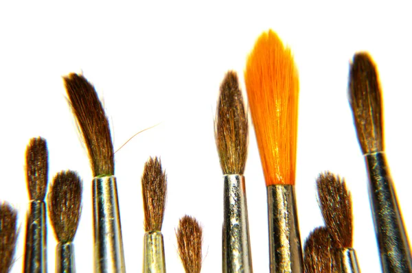 Heads of Paintbrushes — Stock Photo, Image