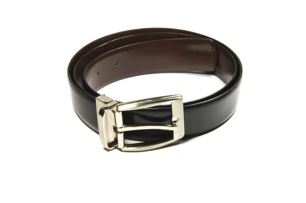 Black Leather Belt — Stock Photo, Image