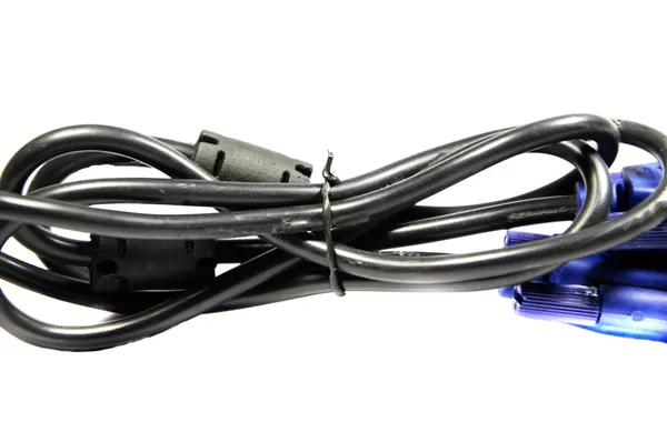 Gebonden VGA-kabel — Stockfoto