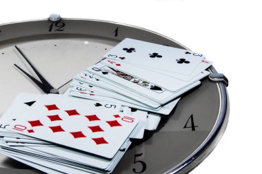 kartları zaman cihaz üzerinde kumar oynamak