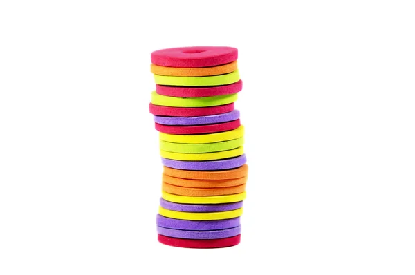 Stacked Colorful Rings — Stock Photo, Image