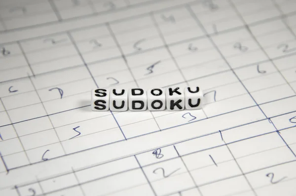 Jeu de Sudoku — Photo