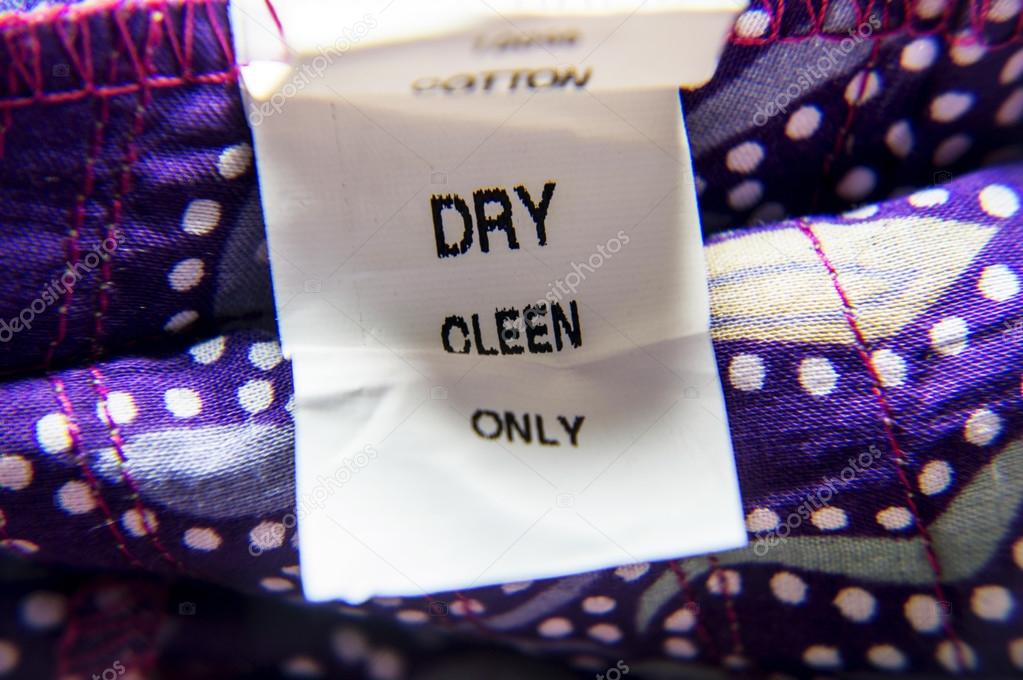 Wrong tag for dry-cleaning