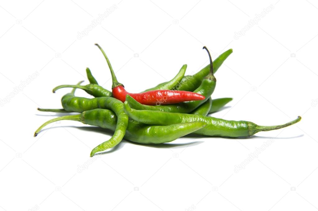 Green red chili