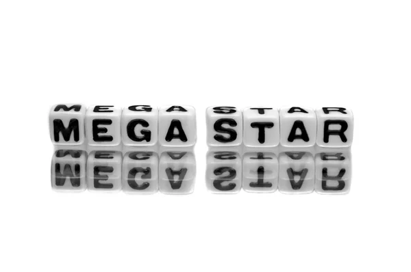 Banner de venda Mega Star — Fotografia de Stock