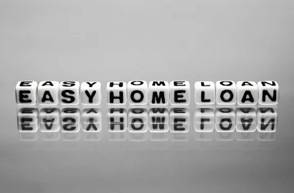 Simple easy home loan — Stock Photo, Image