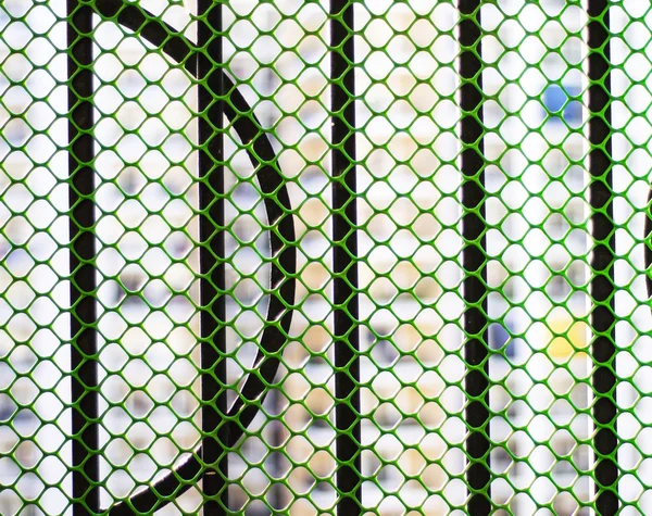 Plastic net fence — Stock Photo, Image