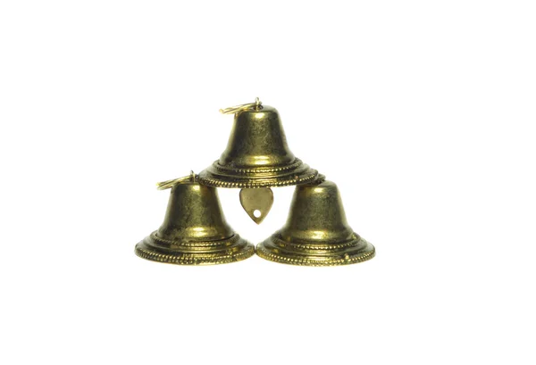 Three christmas bells — Stock Photo, Image