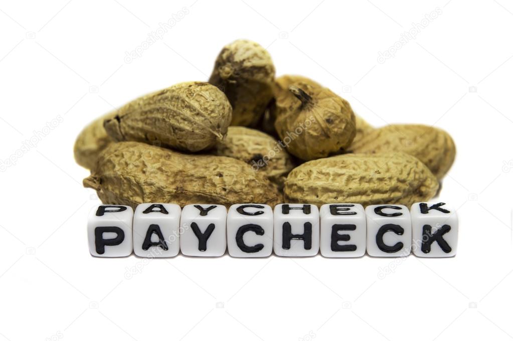 Peanuts in paycheck