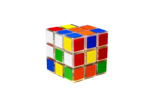 Einzelner Rubik-Würfel — Stockfoto