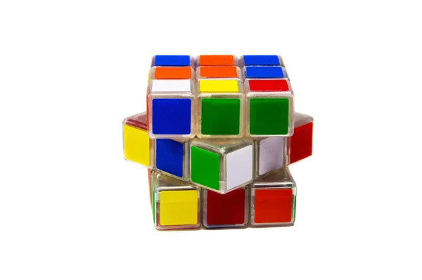 Lado da frente do cubo de rubik — Fotografia de Stock