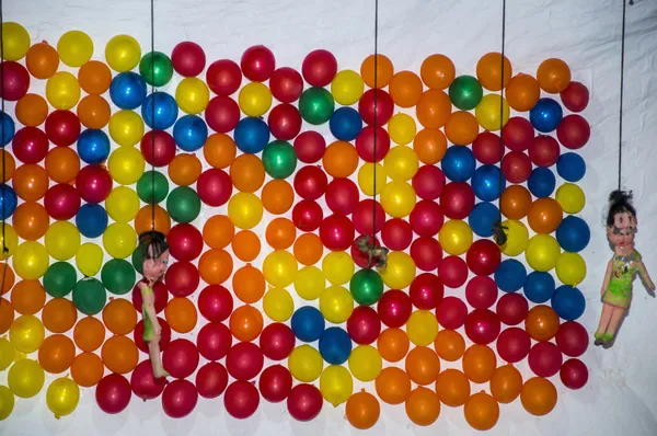 Populära ballong poppar spel — Stockfoto