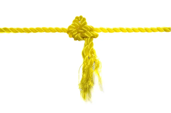 Yellow rope joint — Stock Photo, Image