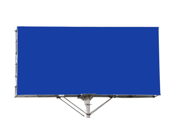 Blauwe leeg reclamebord — Stockfoto