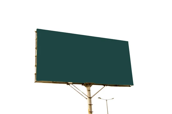 Grön tomt billboard — Stockfoto